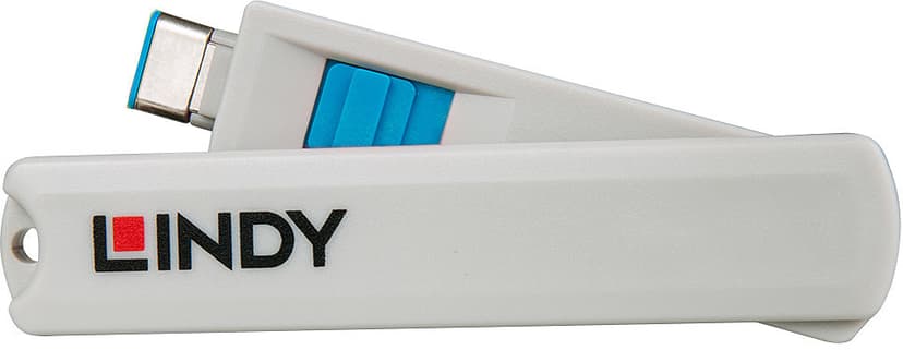 Lindy Port Blocker USB-C Blue 4-pack