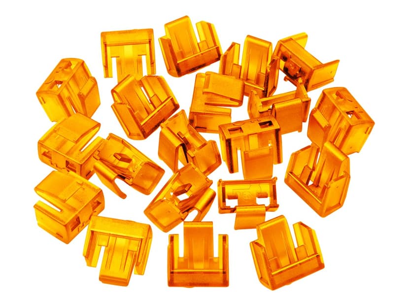Lindy Port Blocker RJ45 Orange 20-Pack utan nyckel