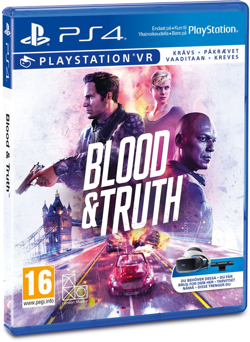 Blood & Truth VR Sony PlayStation 4 | Dustinhome.dk