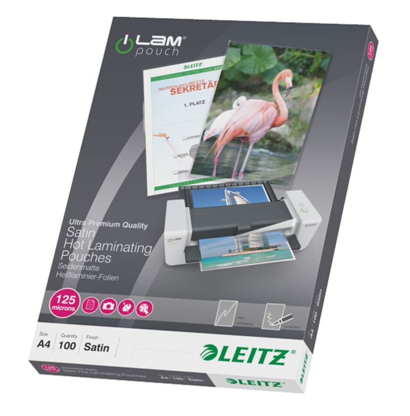 Leitz Lamineringsficka Matt 125mic A4 100st