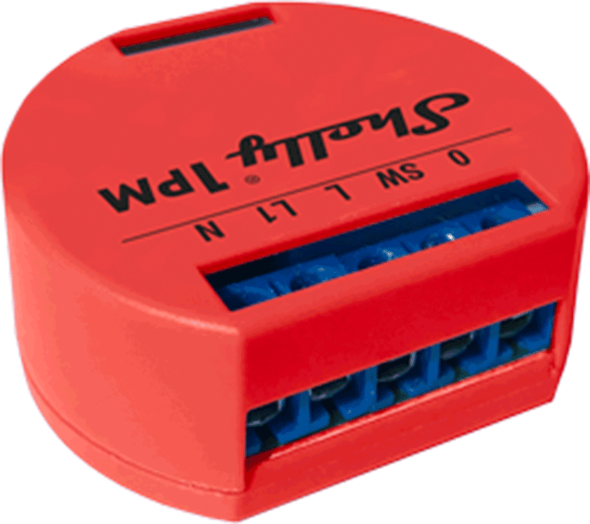 Shelly 1PM WiFi-operated 16A relay switch with power monitoring