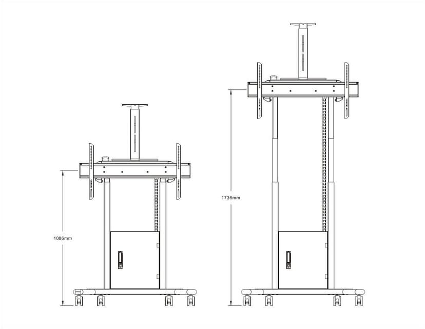 Multibrackets M Motorized Floorstand