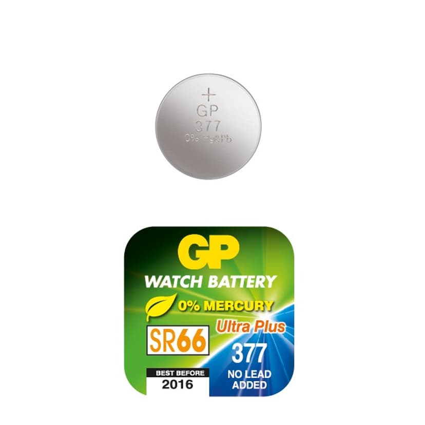 GP Button Cell Silver-Oxid SR626SW/SR66/377
