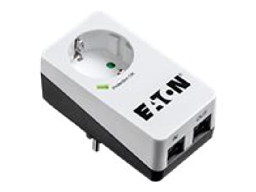 Eaton Protection Box 1 pistoke + 1 Tele 16A Ulkoinen 1kpl Valkoinen