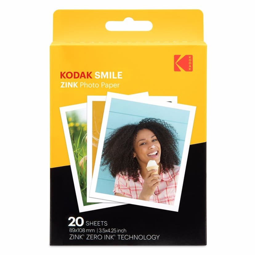 Kodak Zink 3x4 20 Sheets