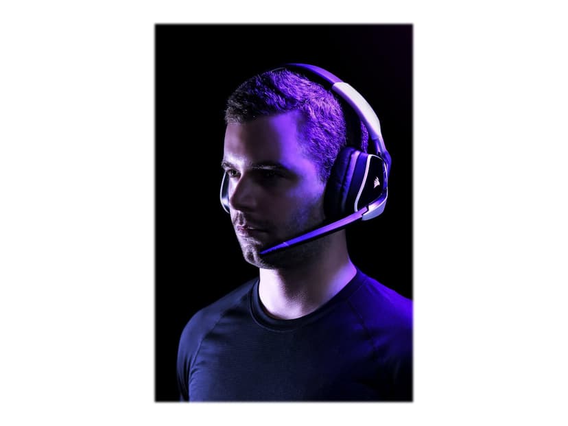 Corsair Gaming VOID RGB ELITE Kuuloke + mikrofoni Stereo Musta, Valkoinen