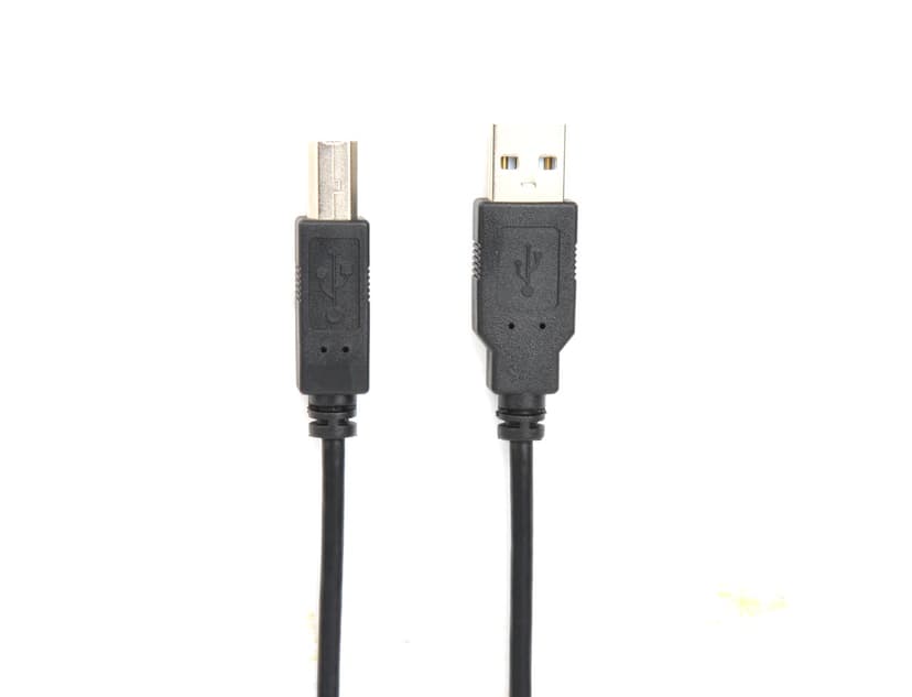 Prokord USB-cable LSZH 1m 4-pins USB type A Hann 4-pins USB-type B Hann