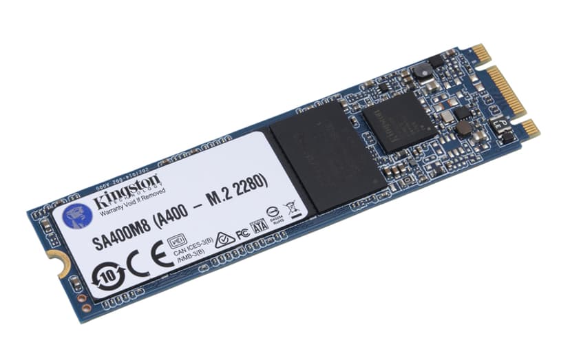 Kingston A400 SSD-levy 480GB M.2 2280 Serial ATA-600
