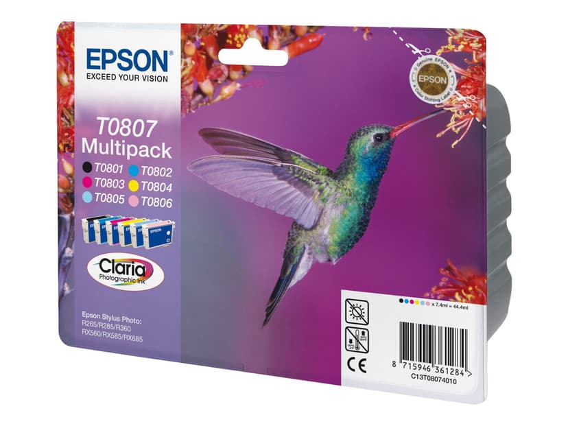 Epson Bläck Multipack T0801/2/3/4/5/6 - R265
