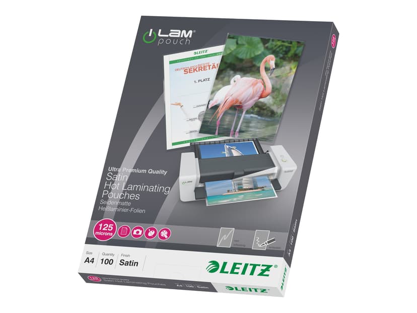 Leitz Lamineringsficka Matt 125mic A4 100st