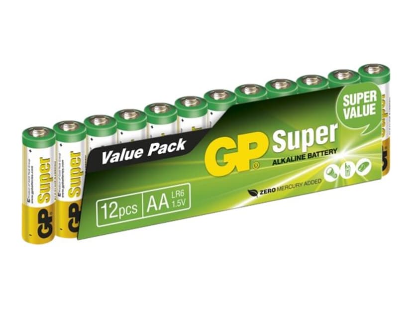 GP Battery Super Alkaline 12pcs AA/LR6