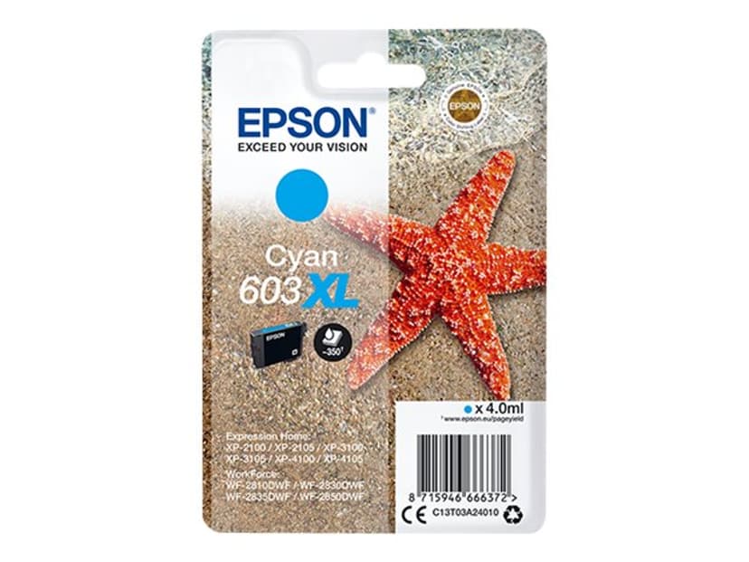 Epson Blekk Cyan 603XL 4ml