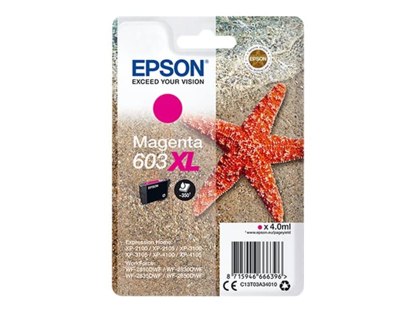 Epson Muste Magenta 603XL 4ml