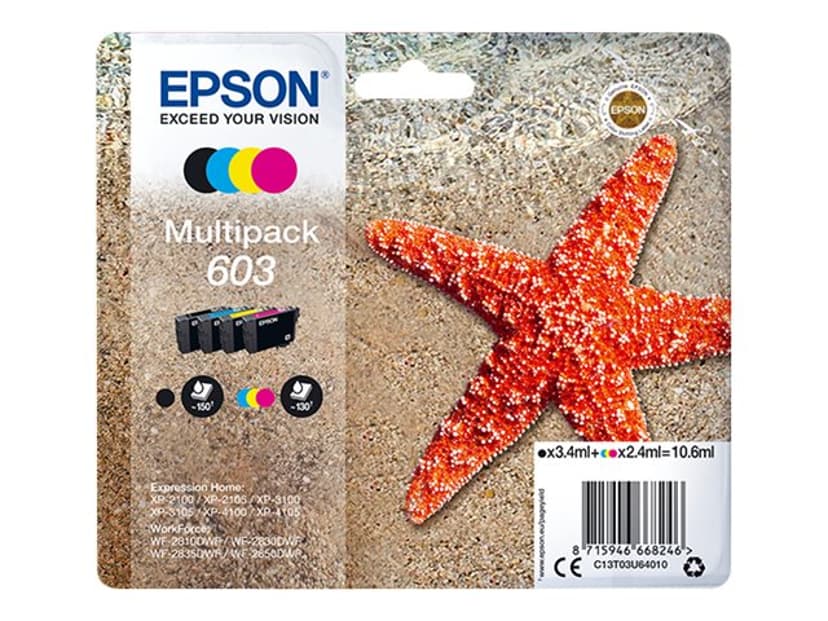 Epson Muste Monipakkaus 4-Color 603