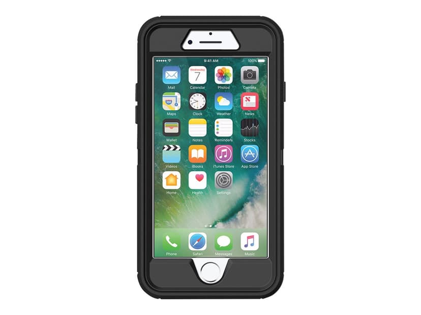 Otterbox Defender Series iPhone 7, iPhone 8, iPhone SE (2020), iPhone SE (2022) Svart