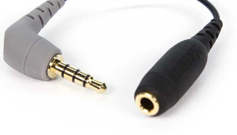 Røde SC4 Minitelefon 3,5 mm, 4-poligt Hona Mini-phone stereo 3.5 mm Hane Grå, Svart