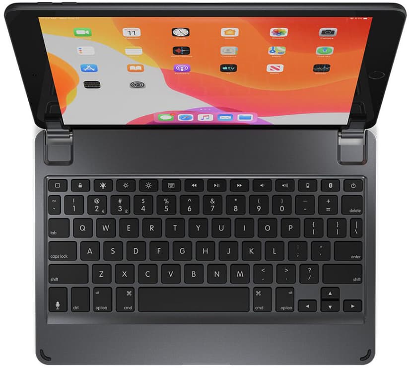 Brydge Pro Aluminium Keyboard iPad 10.2' 7th/8th/9th Gen Nordic Layout Grey