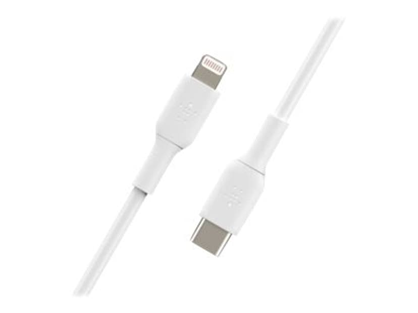 Belkin Lightning To USB-C Cable 1m Valkoinen