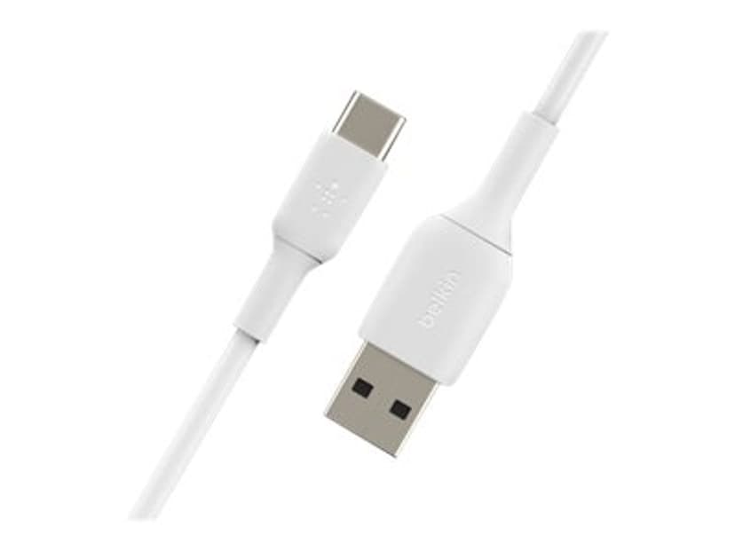 Belkin USB-A To USB-C Cable 0.15m Valkoinen