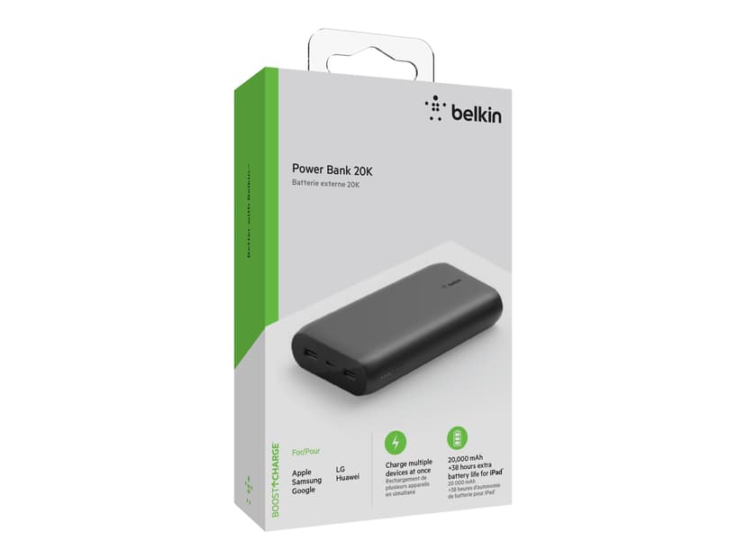 Belkin BOOST CHARGE 20,000milliampere hour Musta