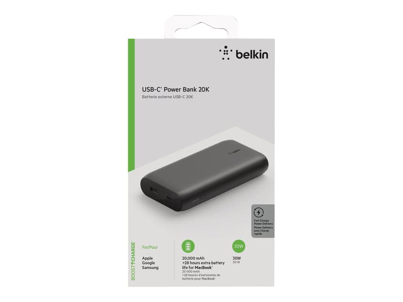 Belkin BOOST CHARGE 20000milliampere hour Musta