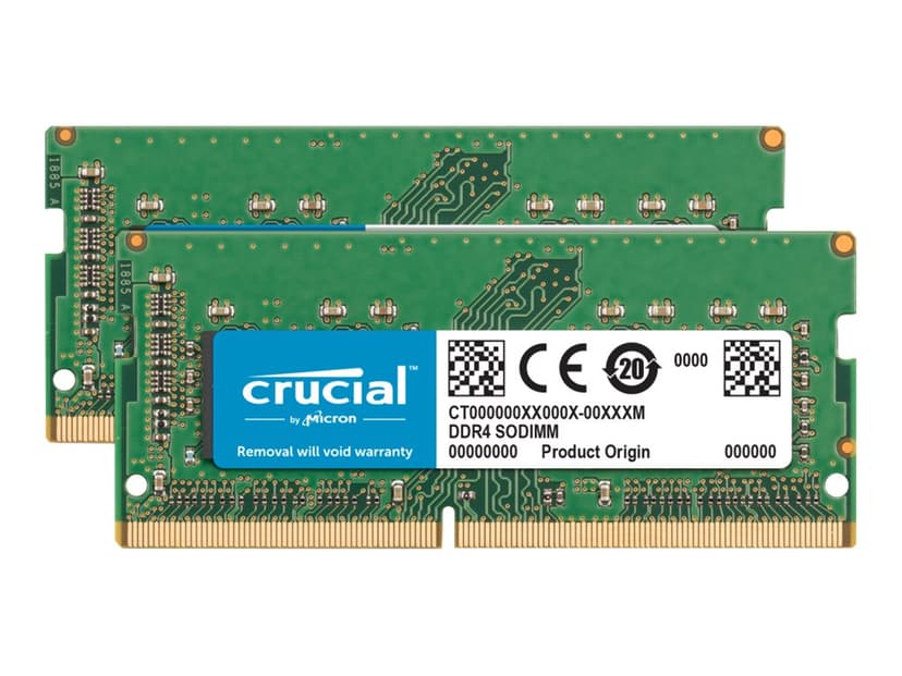 Crucial DDR4 64GB 2666MHz CL19 DDR4 SDRAM SO DIMM 260-PIN