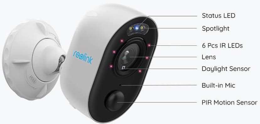 Reolink Lumus Outdoor WiFi Security Camera W/ Spotlight