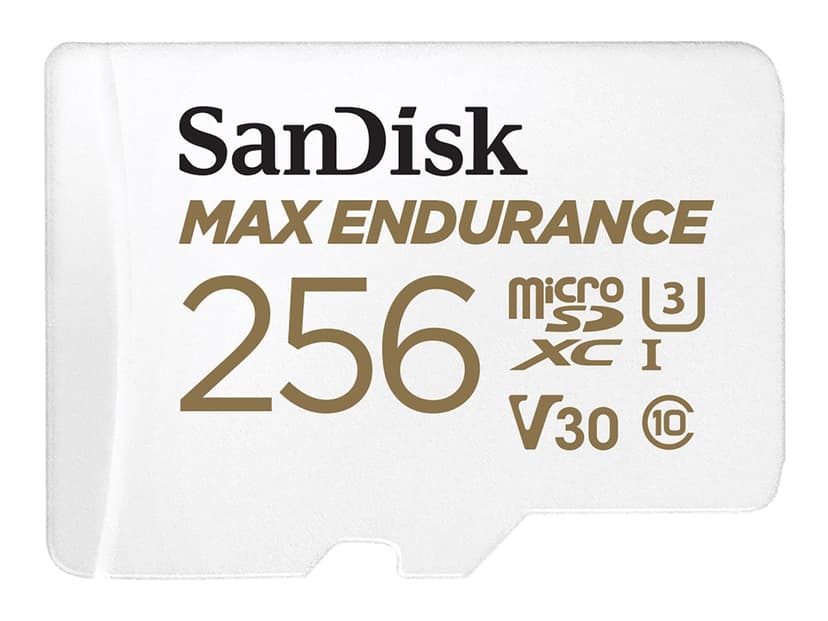 SanDisk Max Endurance 256GB mikroSDXC UHS-I minneskort