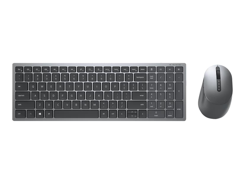 Dell Multi-Device Wireless Keyboard and Mouse Combo KM7120W Langaton, 2.4 GHz, Bluetooth 5.0 Pohjoismainen Näppäimistö- ja hiiri -pakkaus