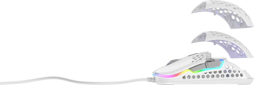 Xtrfy M42 RGB Gaming Mouse White USB A-tyyppi