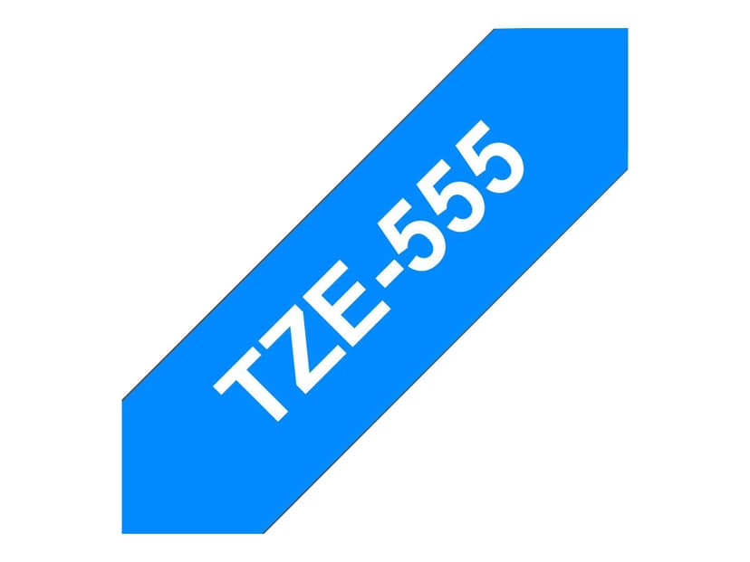 Brother Tape 24mm TZe-555 Valkoinen/Sininen
