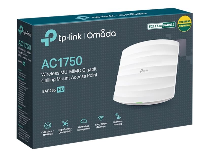 TP-Link EAP265 HD AC1750 Wireless MU-MIMO Gigabit Ceiling Mount Access Point