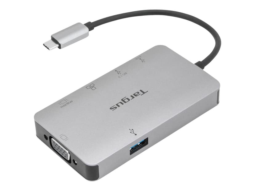 Targus USB-C DP Alt Mode Single Video 4K HDMI/VGA Docking Station with 100W PD Pass-Thru USB-C Mini-dockningsenhet