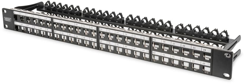 Digitus Patchpanel 48 portar Skärmad (STP) CAT 6a