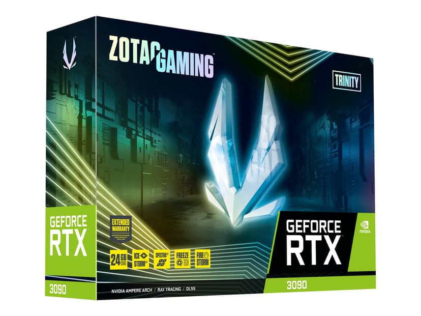 Zotac GeForce RTX 3090 GAMING Trinity 24GB Näytönohjain
