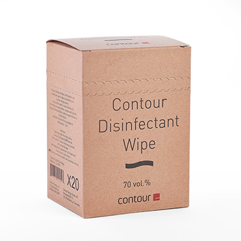 Contour Design Disinfectant Wipe 20 Pack