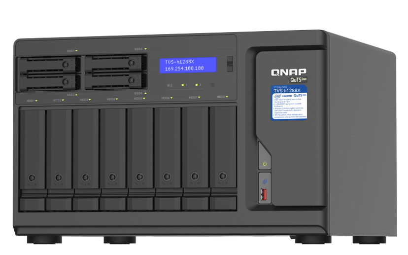 QNAP TVS-H1288X 0Tt NAS-palvelin