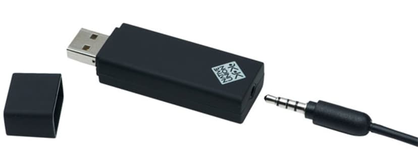 Pygmalion Blå eksistens Native Union 3,5mm To USB Adapter (USBA-BLK) | Dustin.dk