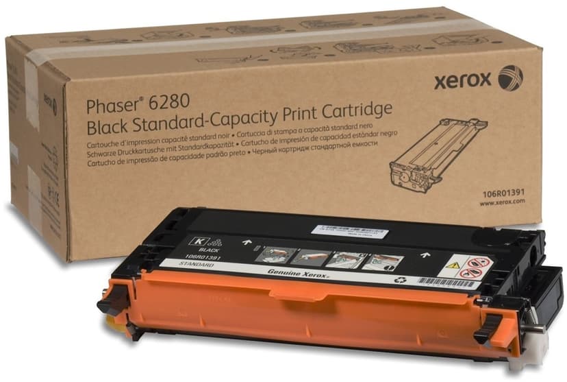 Xerox Toner Svart 3k - Phaser 6280