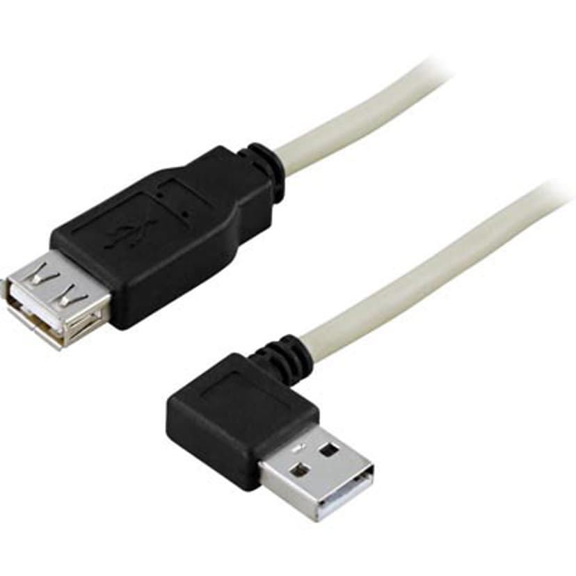 Deltaco USB2-102A 0.2m 4 nastan USB- A Uros 4 nastan USB- A Naaras
