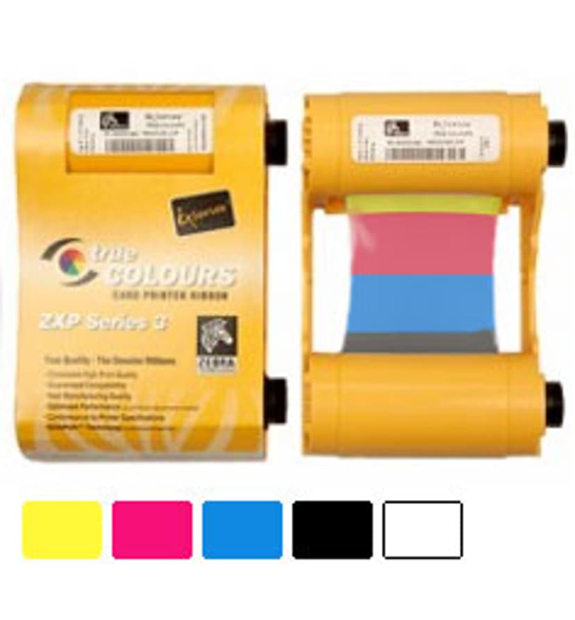 Zebra Fargebånd Color YMCKO 200 Utskrifter - ZXP Series 3