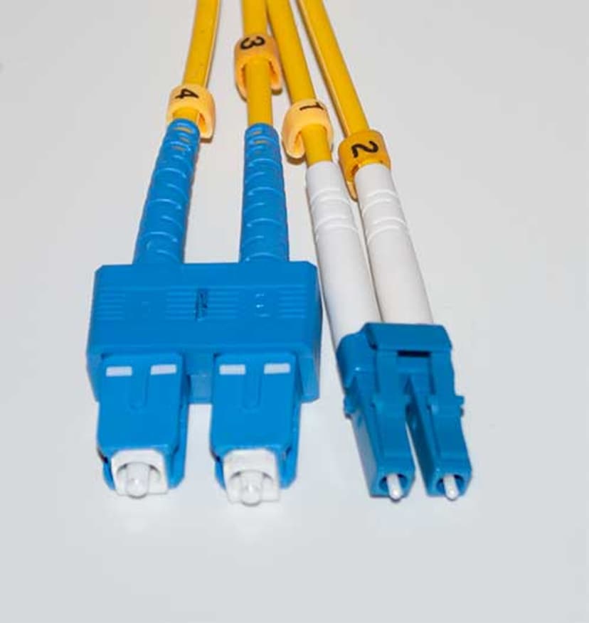 Direktronik Fiberoptisk kabel SC/UPC LC/UPC OS2 2m