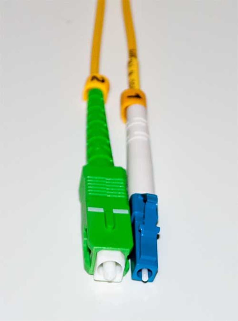 Direktronik Fiberoptisk kabel SC/APC LC/UPC OS2 1m