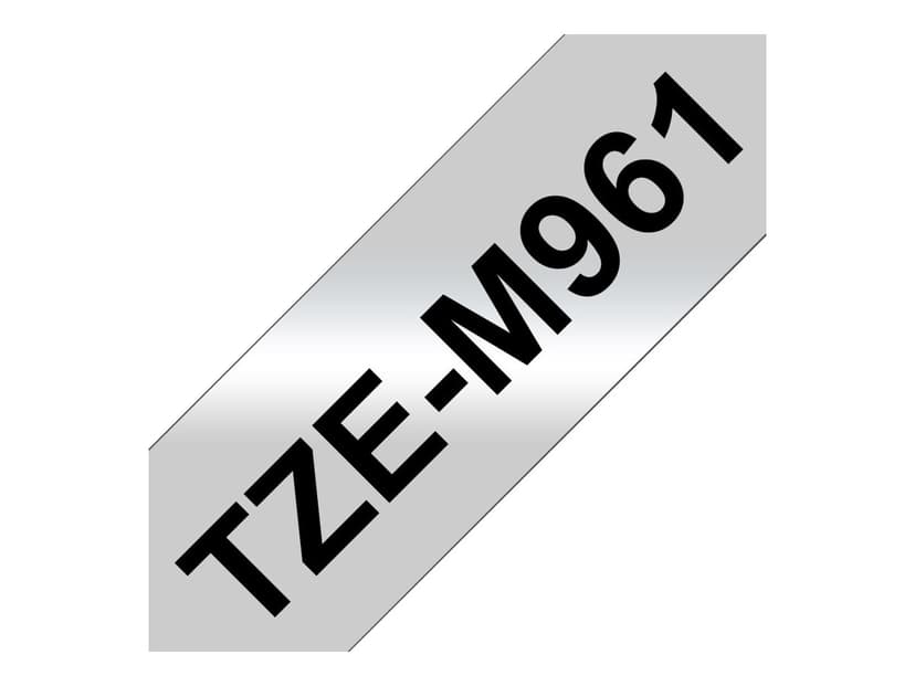 Brother Tape 36mm Tze-M961 Svart/Silver Botten