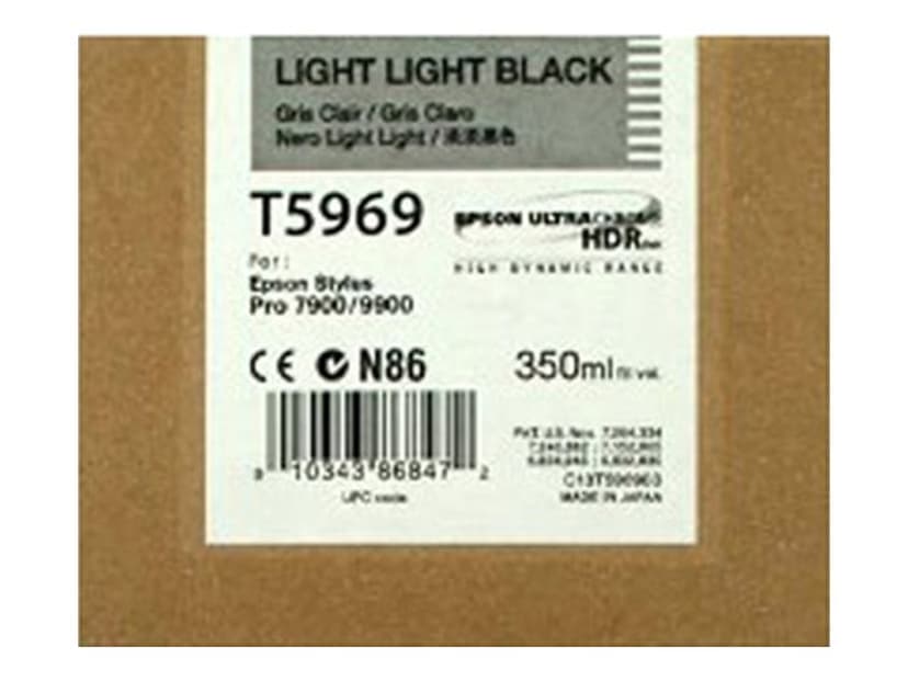 Epson Muste Kevyt Light Musta 350ml - 7900/9900