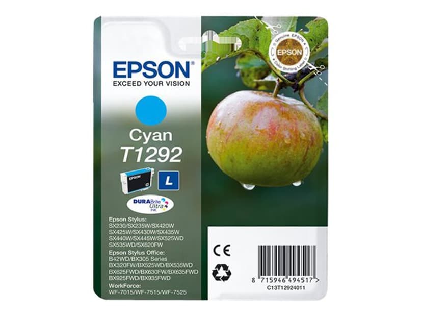 Epson Bläck Cyan T129 BLISTER