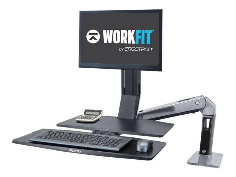 Ergotron WorkFit-A Single LD with Worksurface+