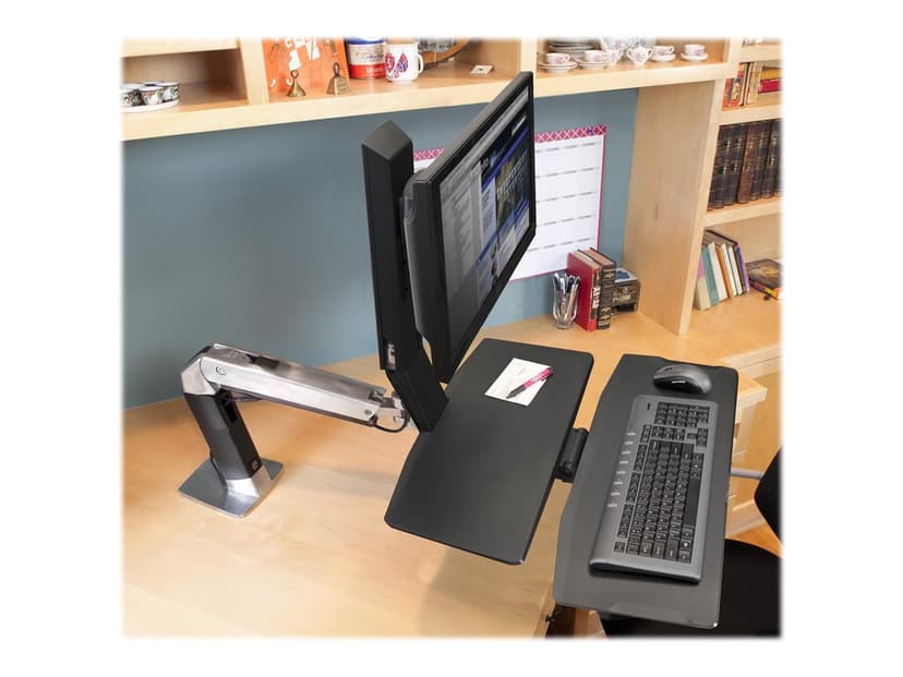 Ergotron WorkFit-A Single LD with Worksurface+