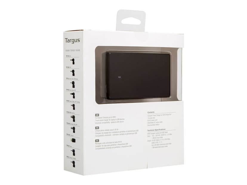 Targus Compact Laptop & USB Tablet Charger