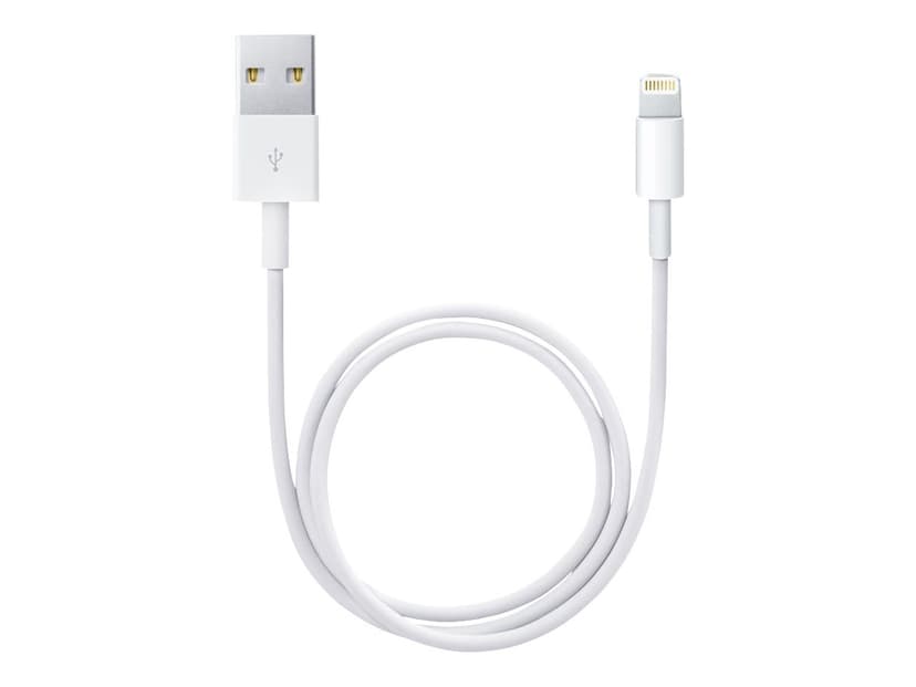 Apple Lightning to USB Cable 0.5m Valkoinen